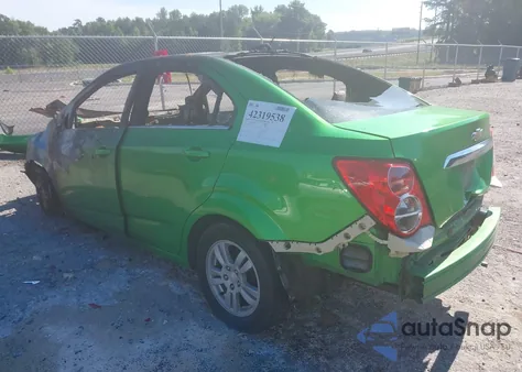 2016 Chevrolet Sonic Lt Auto z USA, uszkodzony, nr VIN 1G1JC5SH9G4109533